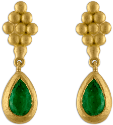 Small Emerald Nona Earrings (800x800), Png Download