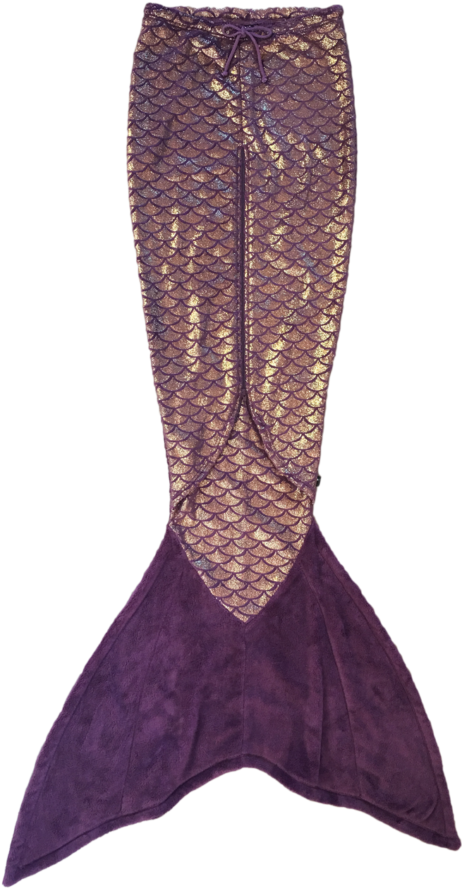 Cape Cali Walkable Mermaid Tail In Amethyst (720x1343), Png Download