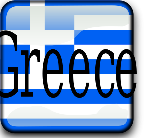 Greece Name Art Clipart Flag Of Greece (800x552), Png Download