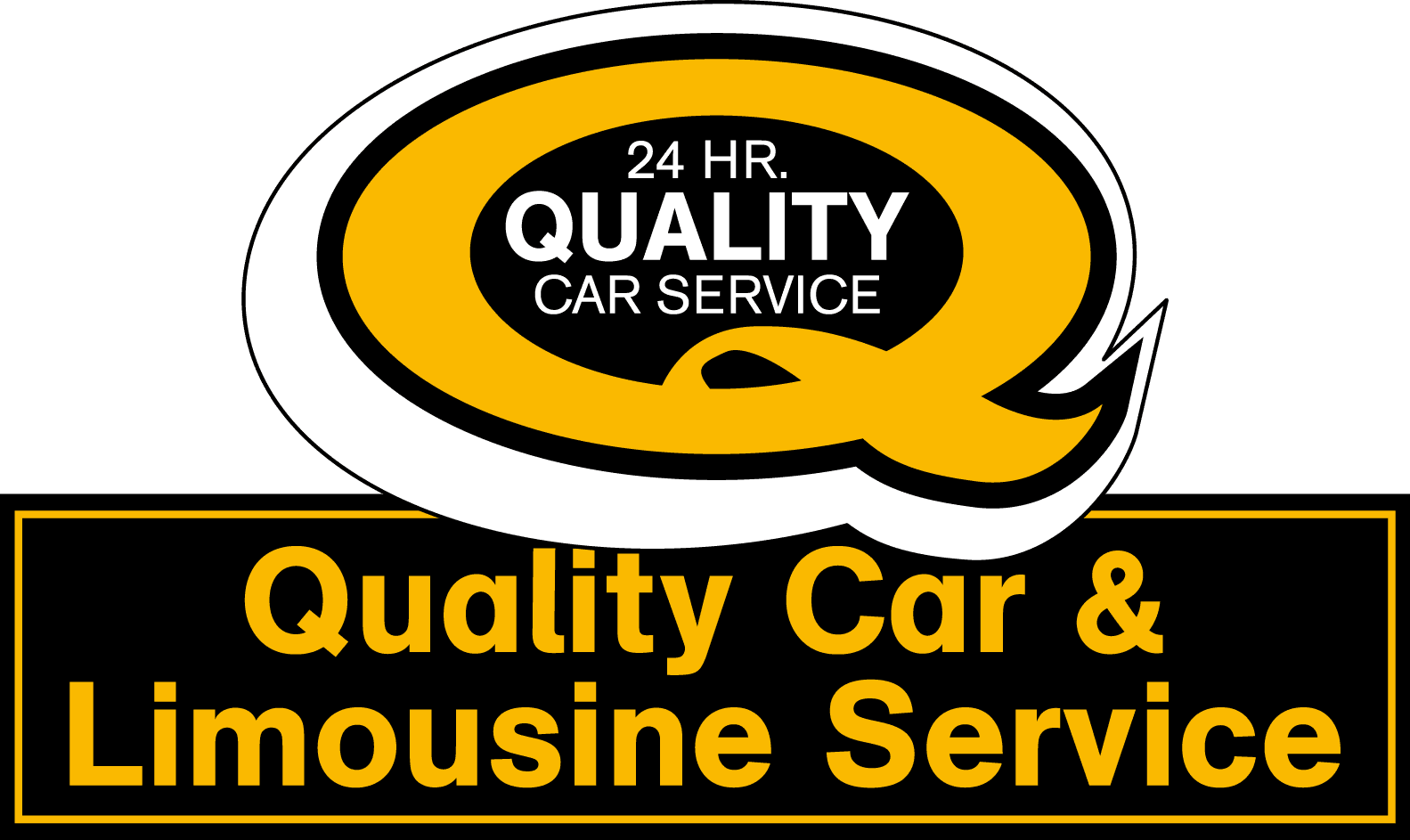 Quality Car & Limousine Service Logo (1583x943), Png Download
