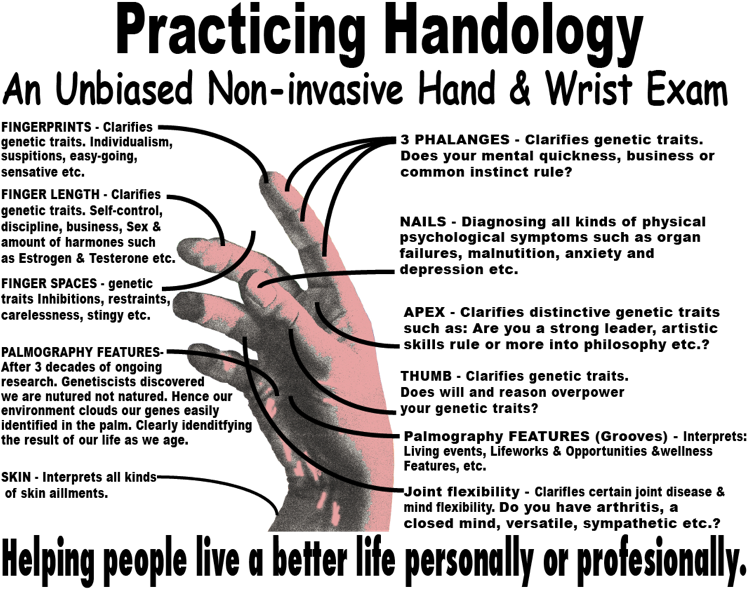 Handology Is A Non-invasive Exam Diagram Trnspt (750x600), Png Download