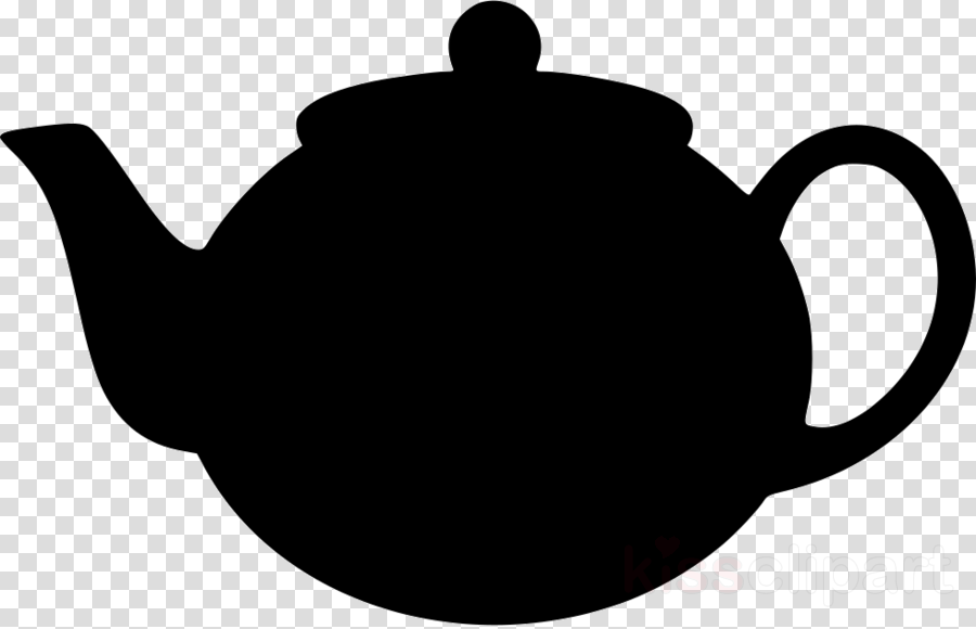 Black Teapot Png Clipart Teapot Clip Art (900x580), Png Download