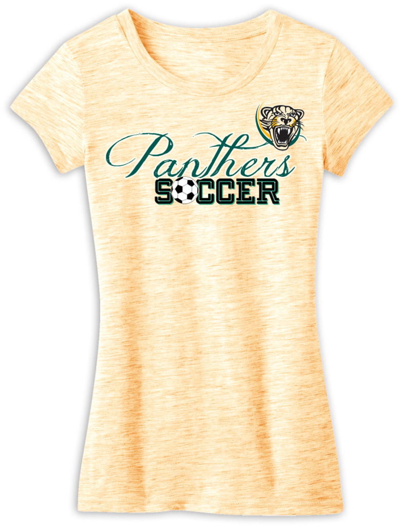 Palm Beach Panthers Soccer Extreme Heathered T-shirt (783x1024), Png Download