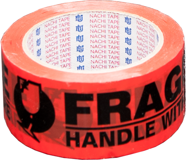 “fragile” Packing Tape 48mm (640x640), Png Download