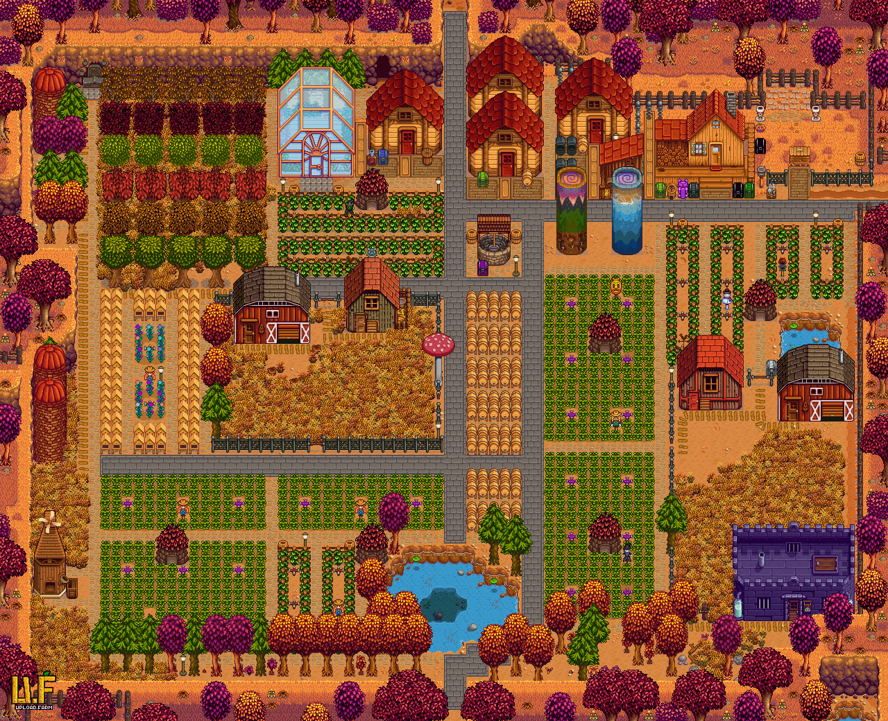 Finally Calling It Finished Jhana Farm Fall (1280x1040), Png Download