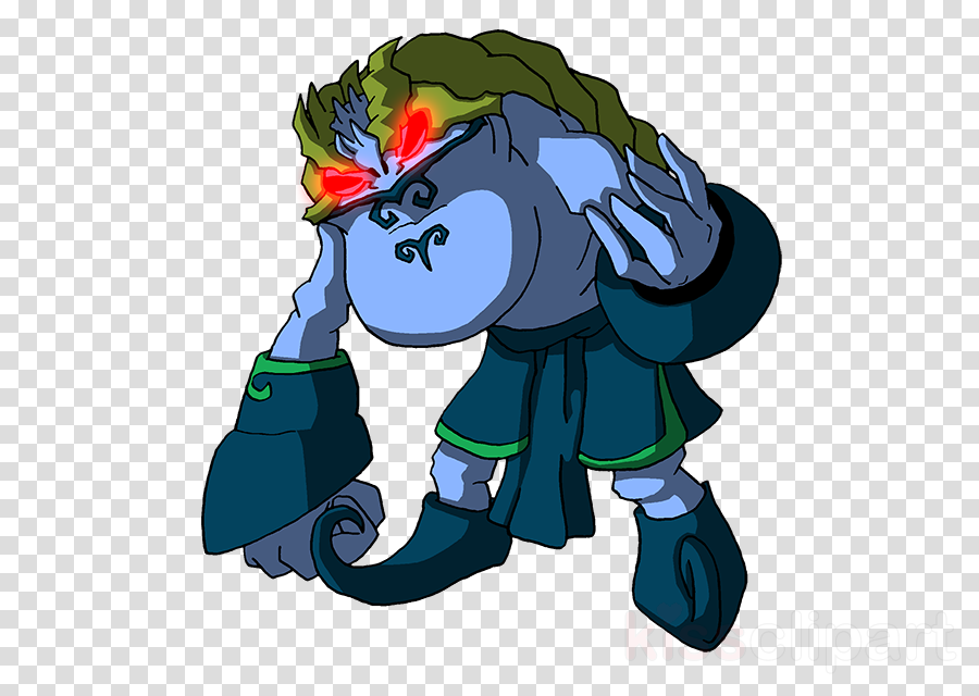 Tso Lan Clipart Tso Lan Demon Drawing (900x640), Png Download