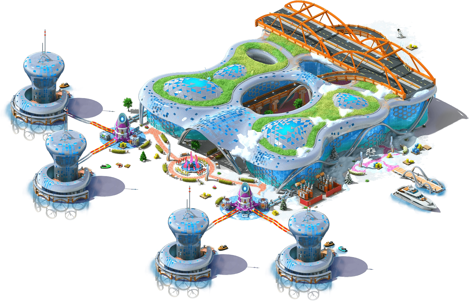 Tidal Power Plant (1567x1007), Png Download