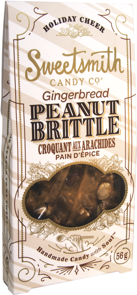 Sweetsmith Candy Co Gingerbread Peanut Brittle (1024x1024), Png Download
