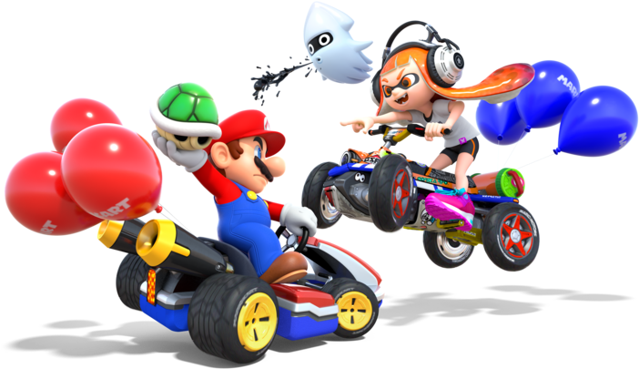 Mario Kart 8 Deluxe Features (800x514), Png Download