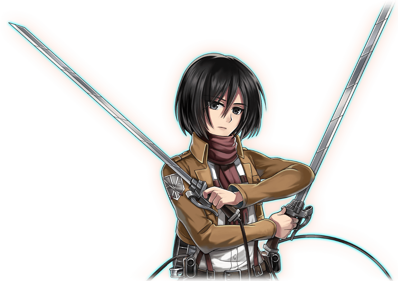 Mikasa, Attack On Titan (1280x904), Png Download