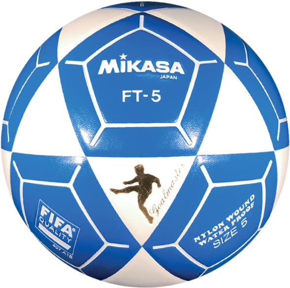 Mikasa Ft5 Goal Master Soccer Ball Size 5 Blue/white (640x640), Png Download