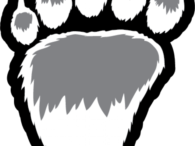 Free Bear Paw Graphic Art (640x480), Png Download