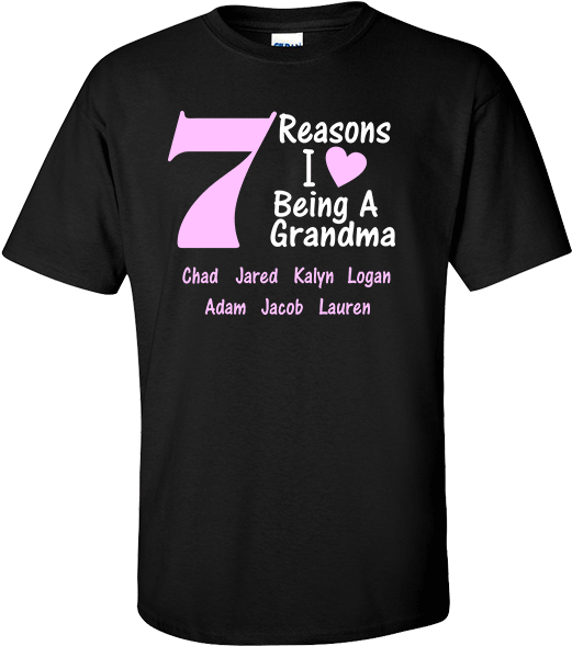 Reasons I Love Being A Grandma (600x600), Png Download
