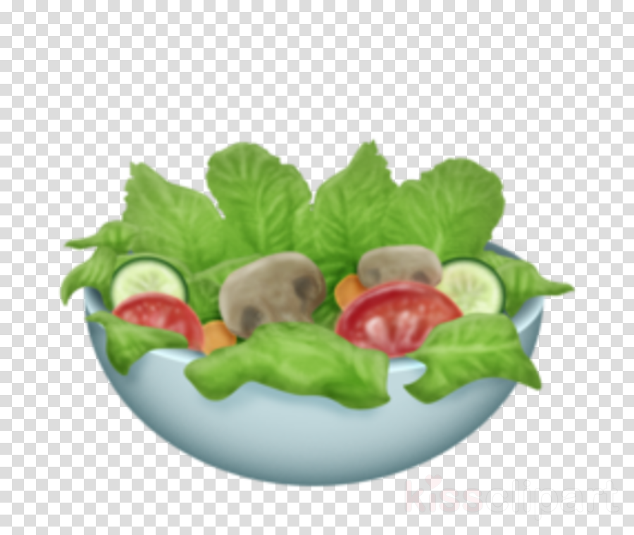 Download Lettuce Emoji Png Clipart Emojipedia Salad PNG Image with No