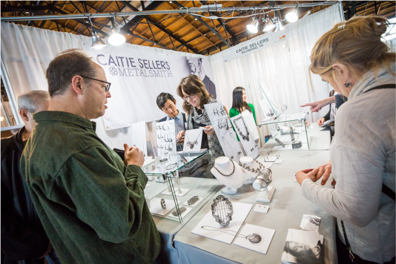 Caitie Sellers' Booth At Craft Design (1024x536), Png Download