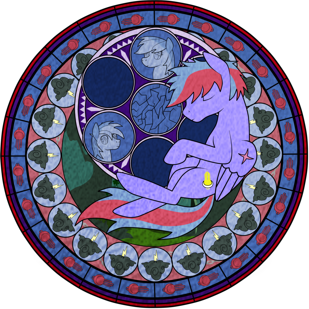 Evil Rainbow Dash, Dive To The Heart, Kingdom Hearts, (1024x1024), Png Download