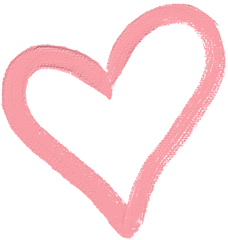 Heart Love Pink Brushstroke Brush Stroke Texture Overla (830x913), Png Download