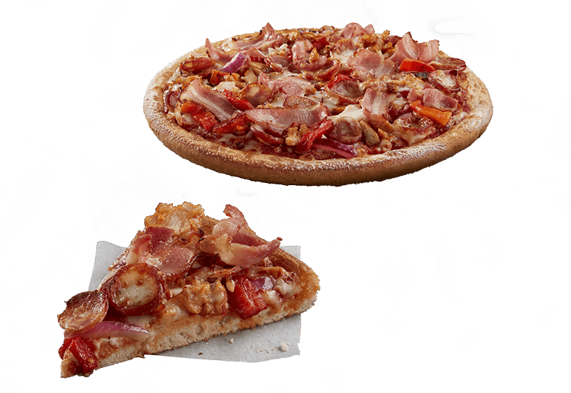 Cheesy Chicken, Bacon & Chorizo (800x550), Png Download
