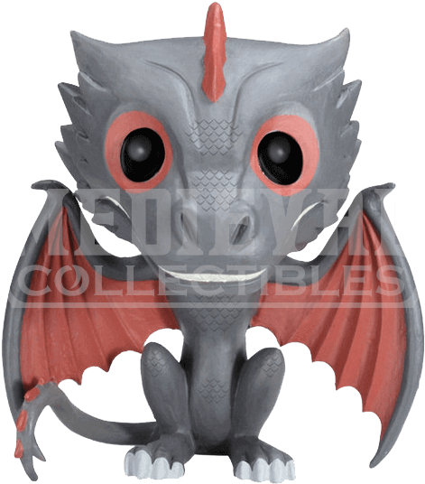 Game Of Thrones Drogon Pop Figure (562x562), Png Download