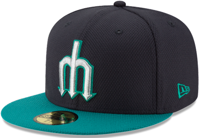 New Era Mens Seattle Mariners 5950 Diamond Era Fitted (680x459), Png Download