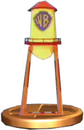 Warner Bros Tower Trophy (655x480), Png Download