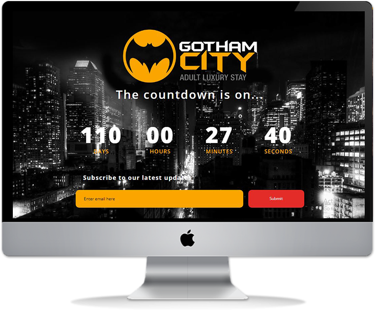 Gotham City (768x617), Png Download