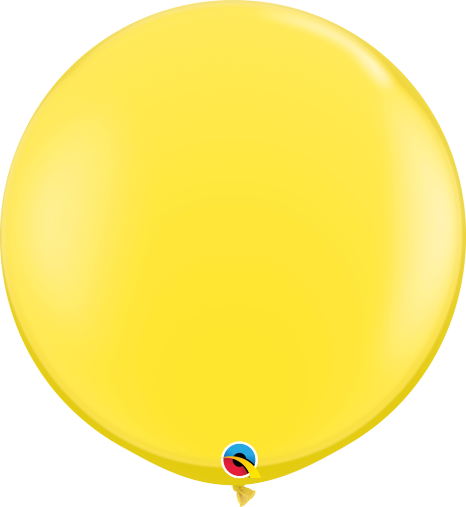36" Jumbo Yellow Balloon (942x1024), Png Download