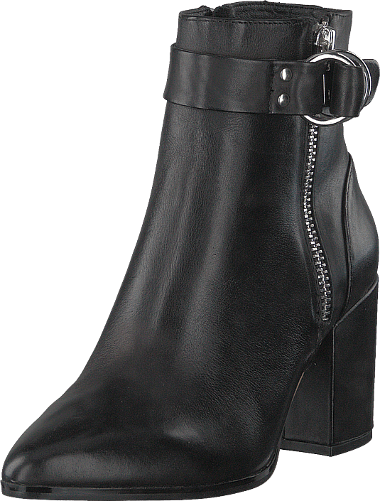 Johanna Black Leather (535x705), Png Download