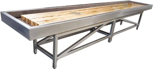 Outdoor Sheffield 14 Ft Shuffleboard (750x422), Png Download