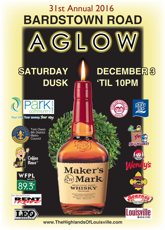 Bardstown Road Aglow Christmas Festivities In Louisville, (540x750), Png Download