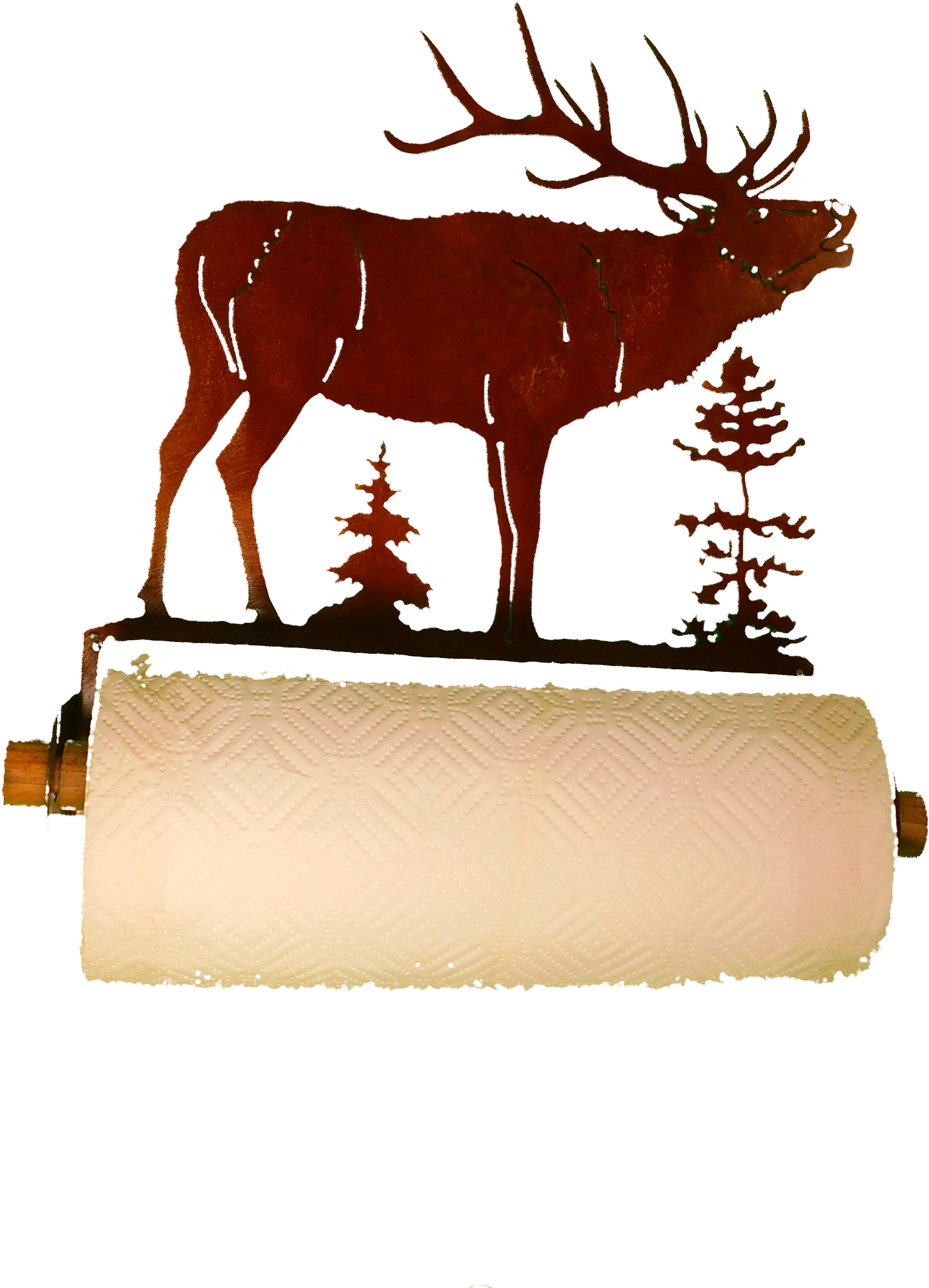 Wall Paper Towel Holder Elk Larger Image (4608x3456), Png Download