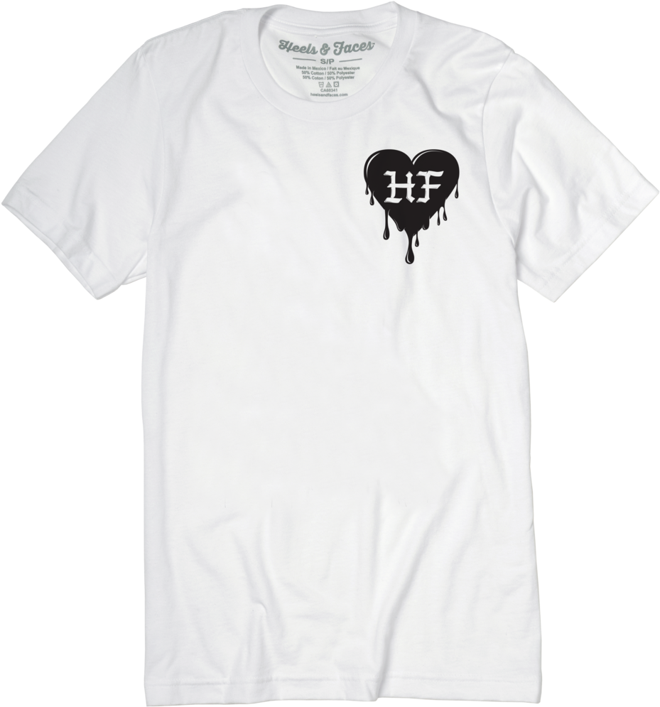 Bleeding Heart Tee (1024x1024), Png Download