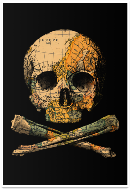 Poster Treasure Map De Tobias Fonsecana (800x800), Png Download