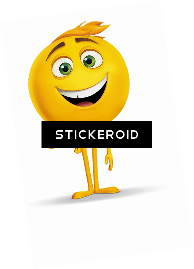 Gene Emoji Movie Character (631x874), Png Download