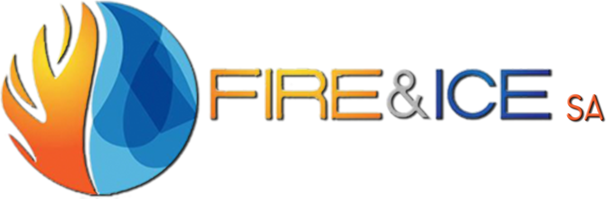 Fire & Ice Sa (2291x666), Png Download