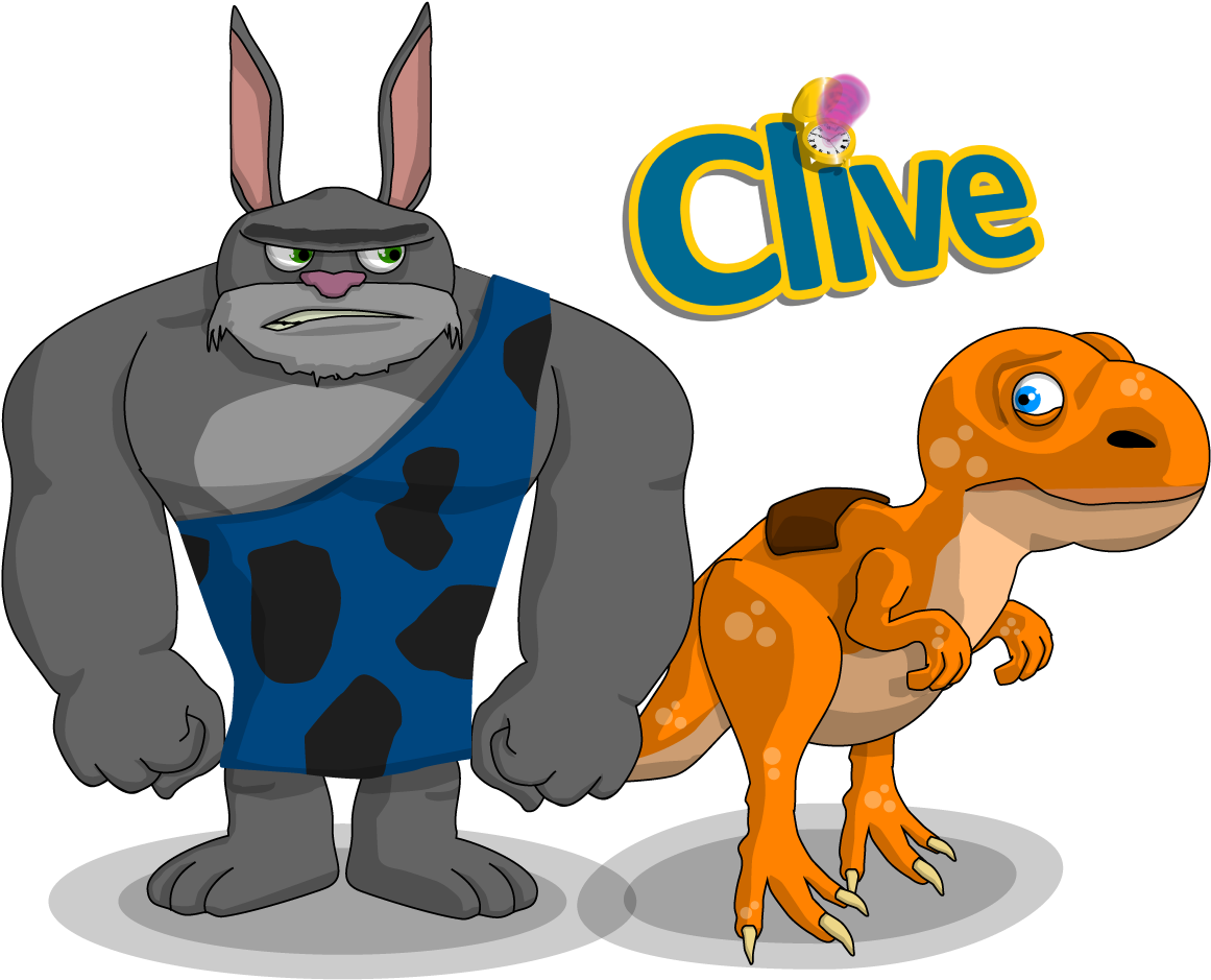 Report Rss Big Bunny & Dino (1200x974), Png Download