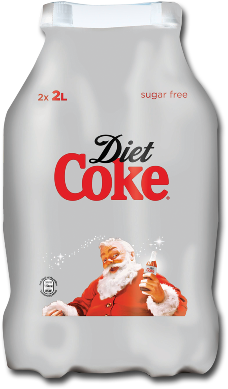Diet Coke Twin Pack 2x2ltr (800x800), Png Download