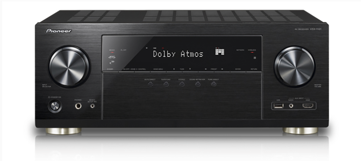 Pioneer Vsx (1240x823), Png Download