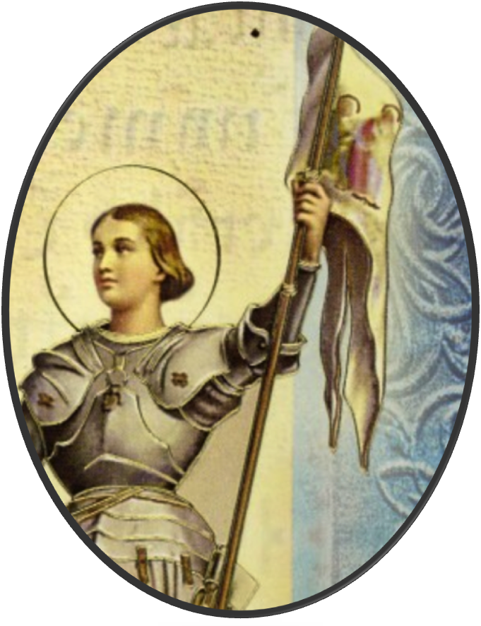 Saint Joan Of Arc, Pray For Us (681x886), Png Download
