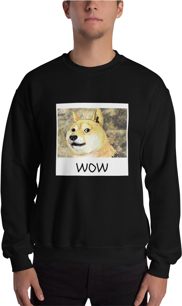 Doge Sweatshirt (1000x1000), Png Download