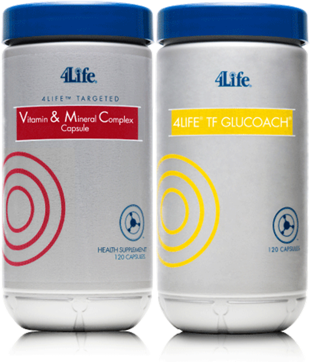 4life™ Tf Glucoach® 4life Targeted Vitamin & Mineral (1250x1250), Png Download