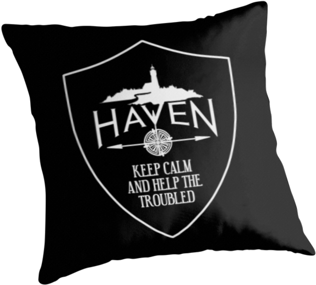 Haven Syfy Inspired Pillow (875x875), Png Download