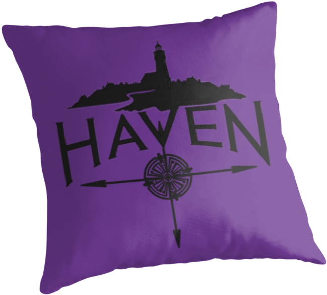 Haven Syfy Inspired Throw Pillow (875x875), Png Download