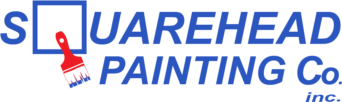 Squarehead Painting Logo (1178x392), Png Download