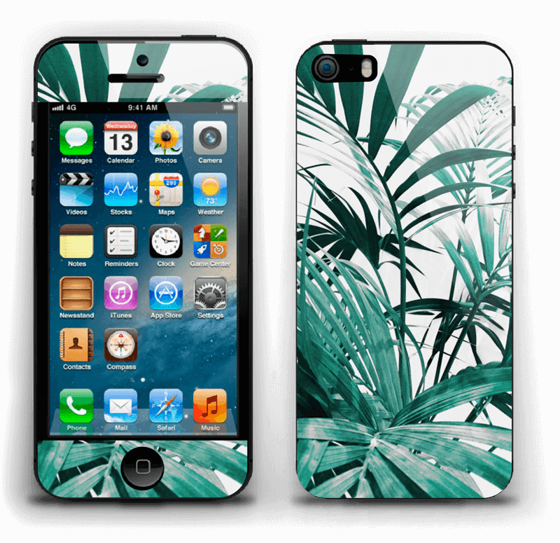 Tropical Feelings Skin Iphone 5s (800x775), Png Download