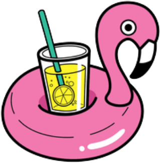 Pink Orange Orangejuice Overlay Png Cute Kawai Edits (1024x1024), Png Download