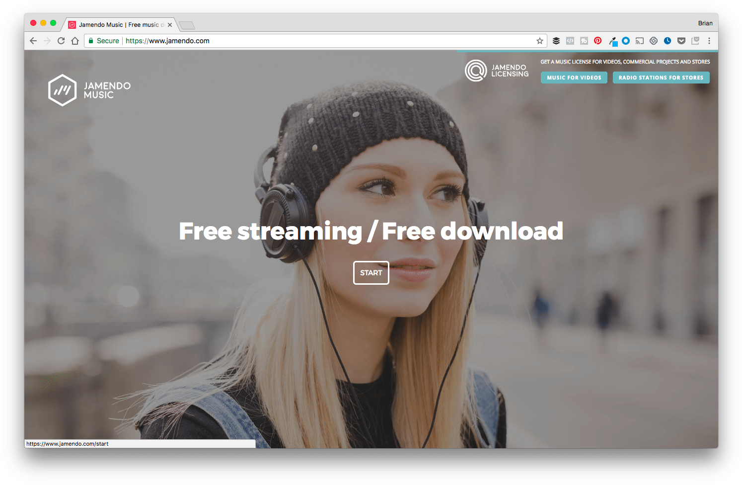 Jamendo Music Page Preview (1509x987), Png Download