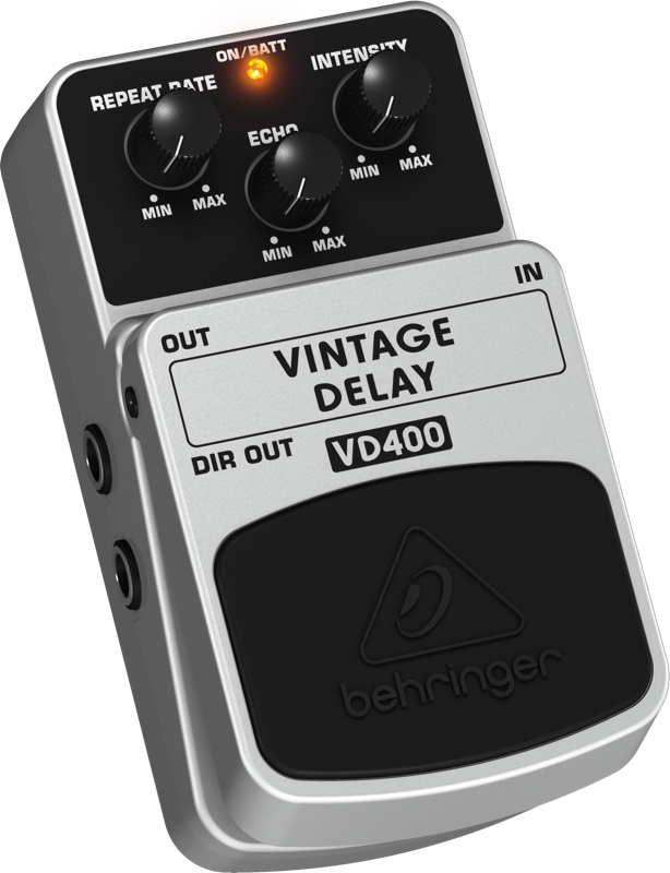 Vintage Analog Delay Effects Pedal (614x800), Png Download