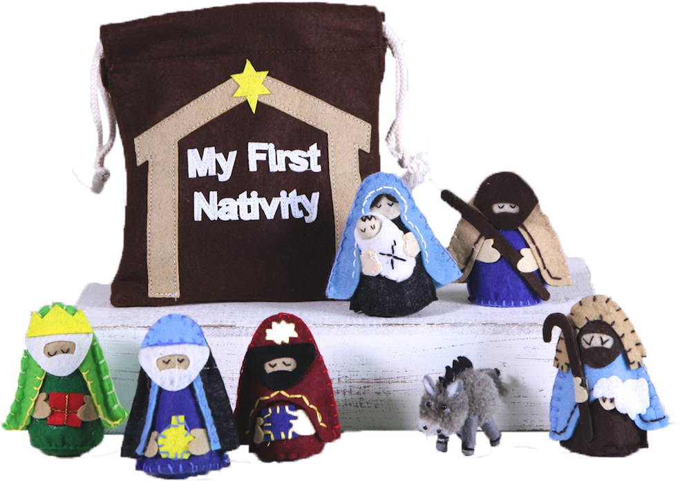 My First Nativity Quiet Bag (1000x1000), Png Download