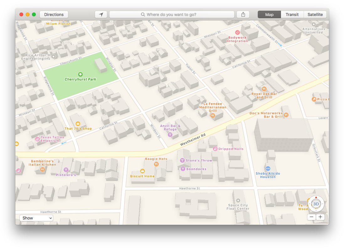Apple Maps' Huge Westheimer Road Mistake Finally Gets (1112x802), Png Download